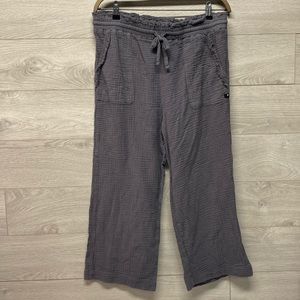 Hurley Women's Naturals Tide Up Crop Pants Large